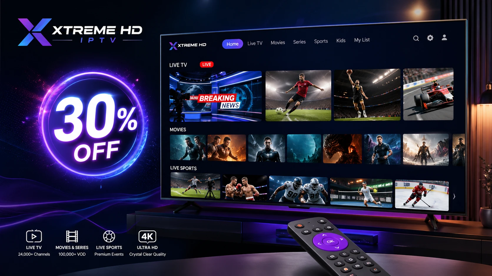 Xtreme HD IPTV Offer
